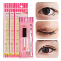 蕾丝双眼皮贴自然隐形定型霜防水双面无痕网纱状网红仙女贴送胶水