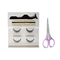 【附带小剪刀】抖音网红同款磁铁假睫毛磁石眼线液眼睫毛防水防汗不脱妆免胶水假睫毛