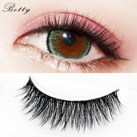 梦鹿假睫毛女浓密3D仿真毛舞台妆欧美芭比眼硬梗可撑双眼皮Z3D05