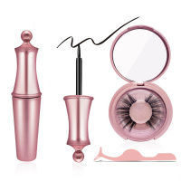 网红主播同款磁性眼线液套装 磁力眼线笔 五磁铁假睫毛 磁铁眼线液