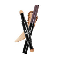 novo双头双色卧蚕气垫眼影笔 网红彩妆眼影哑光珠光大地影棒 防晕染持久防水不飞粉不脱妆