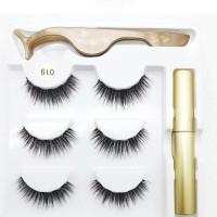 新款磁铁眼线液假睫毛自然款磁力裸妆浓密初学者懒人套装无需胶水