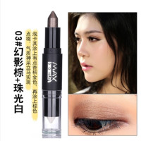 眼影 眼影棒 哑光眼影 卧蚕笔 珠光眼影大地色双色双头高光眼影棒易上色防水不晕染