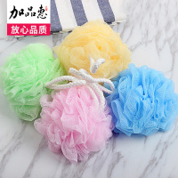 加品惠 浴花 搓澡巾 淋浴球花 多彩洗澡巾沐浴球1只装