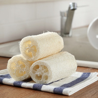 柯锐迩 天然丝瓜络搓澡巾 搓背洗脸去角质澡巾沐浴刷沐浴球 厨房刷锅洗碗布丝瓜瓤 农家老丝瓜洗碗用 3个装