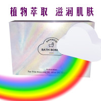 泡澡球泡泡浴球儿童彩虹屁沐浴浴盐球云朵转转浴爆抖音的精油洗澡