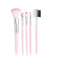 谷崎 [五支装套刷+刷桶]化妆刷刷桶腮红粉饼刷眼影刷唇刷眼影棒眉梳眉刷睫毛刷套装