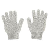 日本Fasola沐浴擦洗澡手套五指搓澡巾搓背拉背条长条浴花海绵