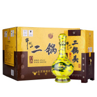 牛栏山经典二锅头 黄龙 52度 清香型白酒 500ml*6瓶 整箱装