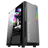 世纪之星 i7级六核至强E5 2620/AMD Radein 游戏独显/8G内存/256G固态+500G机械盘 家用办公商务网课 游戏电脑 台式机 DIY组装机电脑 台式电脑主机
