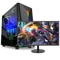 世纪之星 i7级六核E5 2620/GTX1050Ti 4G独显/16G内存/256G固态+500G机械盘 家用办公游戏电脑 组装机 电脑主机 台式机 组装电脑 台式电脑+19英寸