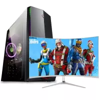 世纪之星 酷睿i7 2600四核/AMD游戏独显/8G内存/256G固态+500G机械硬盘 家用办公商用 游戏电脑 台式机 台式电脑 DIY组装机 组装电脑 电脑主机+32英寸曲面