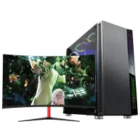 世纪之星 酷睿i7四核/GTX1050Ti 4G独显/16GB内存/480GB固态 家用办公商用娱乐 学生网课 游戏电脑 台式机 台式电脑 组装机 组装电脑 电脑主机+27英寸全套