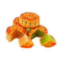 博鳌袋鼠迷你小月饼多口味水果味哈密瓜凤梨味香橙青苹果香蕉中秋混搭组合装中秋送礼礼盒装