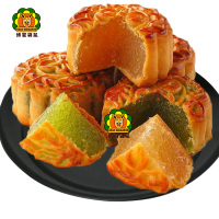 博鳌袋鼠迷你小月饼散装多口味水果味哈密瓜凤梨味中秋混搭组合装