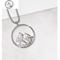 情侣项链一对山海皆可平纯银男女情侣款吊坠海誓山盟异地恋 JiMi