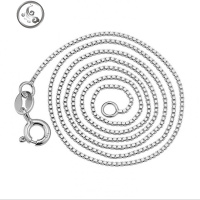 S925项链纯银链子无吊坠女简约锁骨链蛇骨链瓜子细单链裸链配饰品 JiMi