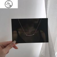 甜美风格少女笑脸项链女生简约个性百搭冷淡独特气质小众锁骨链酷 JiMi