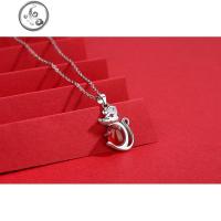 鼠年项链女网红简约锁骨链本命年饰品生日新年送女友闺蜜项链 JiMi