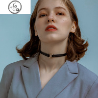 锁骨链ins酷颈圈欧美项圈chocker女choker短款chorker颈带 JiMi项链