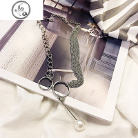 嘻哈项链锁骨链女短款颈带颈链欧美choker项圈脖子饰品 JiMi