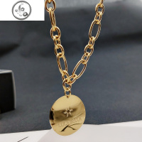 项链女潮网红锁骨链钛钢韩版气质小众颈带脖子配饰短款颈链毛衣链 JiMi