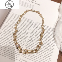 2019新款冷淡风复古简约项链欧美个性时尚百搭金属短款锁骨链颈链 JiMi