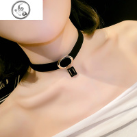 项圈锁骨链女原宿风简约日韩短款配饰时尚复古人造宝石颈带女 JiMi项链