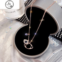 ins少女心恶魔之眼项链女甜美气质潮简约锁骨链个红学生吊坠 JiMi