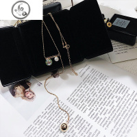 韩版简约个性项链女潮网红气质锁骨链小众设计ins装饰冷淡风颈饰 JiMi