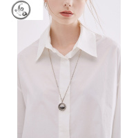 罗马数字毛衣链长款百搭项链女潮简约网红气质时尚韩国复古锁骨链 JiMi