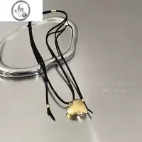 JiMi韩素希同款项链女ins甜酷辣妹爱心系带颈圈韩国时尚choker锁骨链