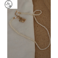 JiMi巴洛克珍珠项链女小众设计锁骨链潮简约气质2020年新款饰品