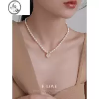 JiMi巴洛克珍珠项链女轻奢小众设计高级感法式复古锁骨链夏季颈链