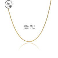 JiMi项链可拧开天珠挂绳高级潮男女款蛇骨链大能同款锁骨颈链子