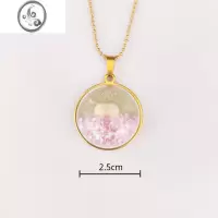 JiMi智齿纪念吊坠项链饰品DIY手工自制乳牙宠物毛发牙齿定制收藏礼物
