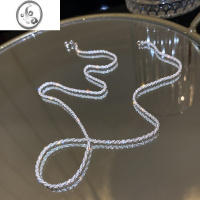 JiMi闪耀星河s925银满天星锁骨链波光粼粼爆闪项链女轻奢潮高级感极简