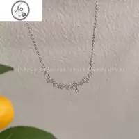 JiMi锆石不掉色星星项链女轻奢高级感锁骨链简约