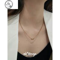 JiMi耳边风 苏黎世圆珠复古法式巴洛克珍珠叠戴项链