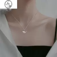 JiMi银杏叶项链轻奢高级感小众设计感新款百搭简约锁骨链冷淡风小礼物