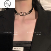 JiMi2023年新款欧美高级感项链女ins脖颈链轻奢小众设计感choker项圈