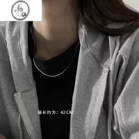 JiMi简约ins冷淡风蛇骨项链女2023年新款嘻哈小众设计感锁骨链子配饰