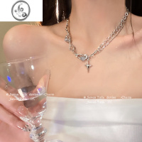 JiMi白月光石项链女2023新款甜酷辣妹小众设计感高级配饰锁骨链