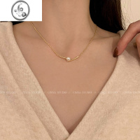 JiMi单颗珍珠吊坠项链女款轻奢小众设计锁骨链颈链高级感2023新款