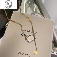 JiMiCINCIN小众设计感钛钢项链女金色时尚高级感锁骨链精致吊坠颈链潮