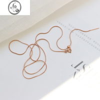 JiMi针式项链蛇骨链无吊坠裸链光链子不褪色素链小众锁骨链女