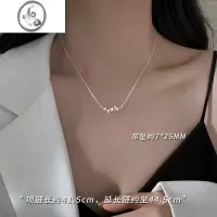 JiMi[]925银银杏叶项链2023年新款轻奢锁骨链女春小众设计