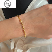 JiMi734号复古基础镀金不掉色锁骨链叠搭中古项链女夏轻奢小众精致