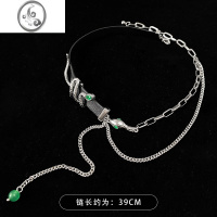 JiMi原创设计灵蛇项链女冷淡风choker脖颈链高级感项圈小众设计锁骨链