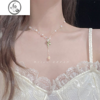 JiMiStill[莫奈之花]超仙油画法式复古项链女仙气森系珍珠锁骨链